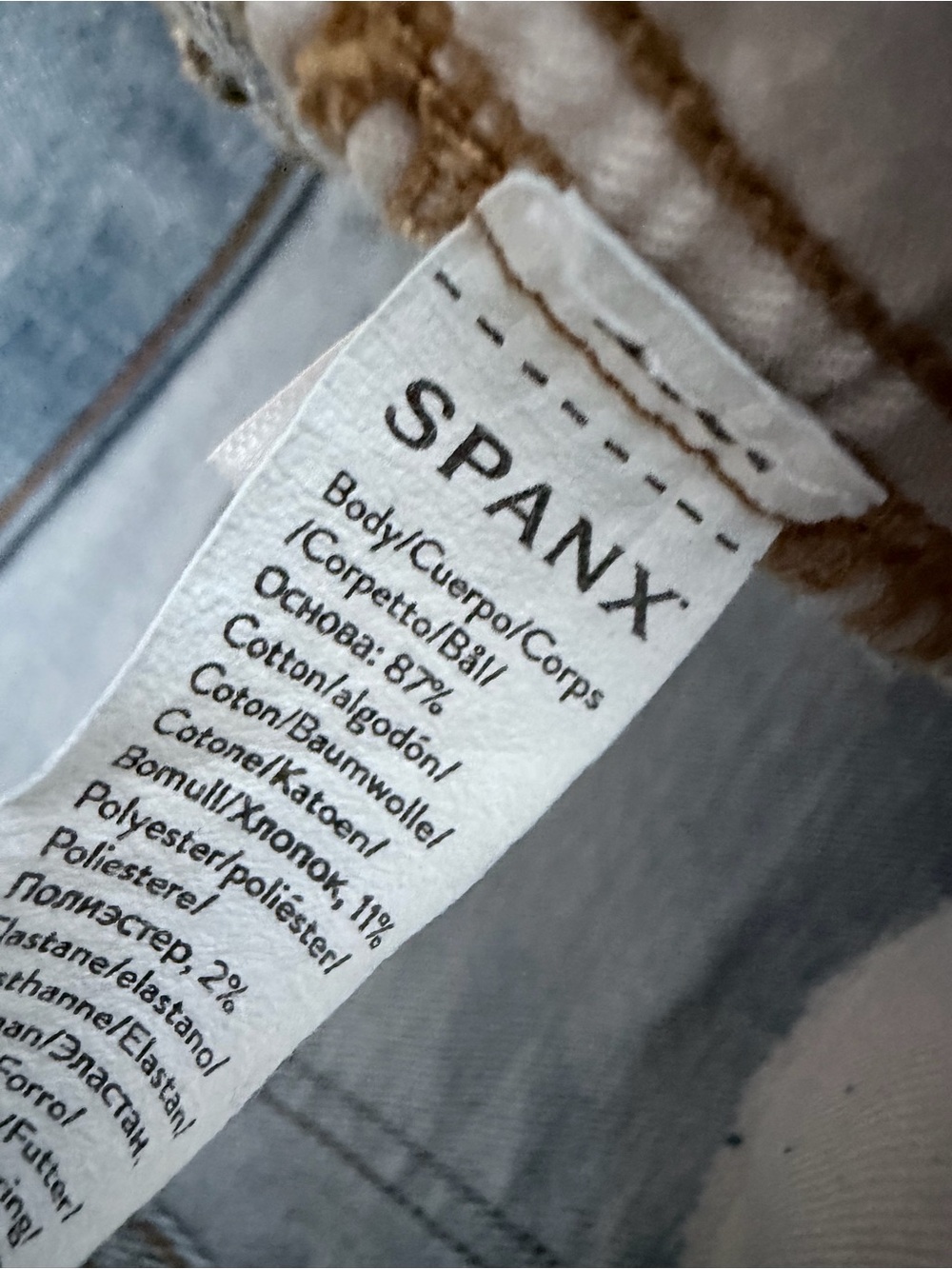 Spanx Kick Flare Jeans Indigo Sky Women Sz Large Style 20845R - Picture 4 of 8